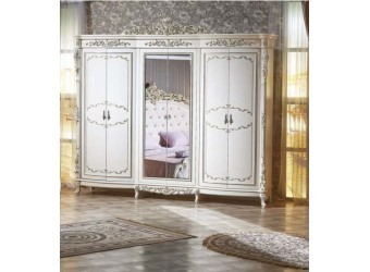 Спальня Версаль (крем) 6-ти дверный шкаф