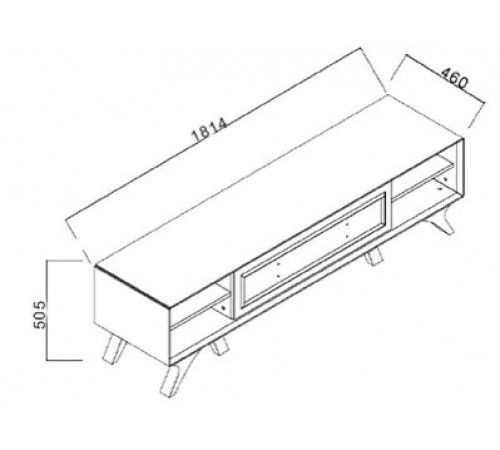 Тумба под ТВ в гостиную Алегро ALEG-15A