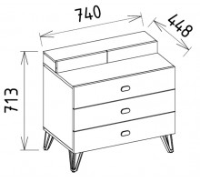 Комод Менти (Menty) MENTY-28