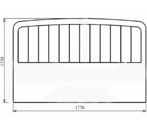 Кровать Песаро (PESARO) 160х200 PESR-26-160