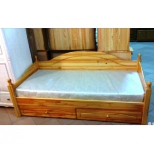Односпальная кровать Лотос (искусственное старение)