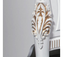 Витрина 2-х дверная в гостиную Стелла (белый золото)