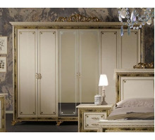 Шестистворчатый для одежды шкаф Катя (беж)