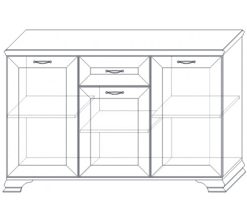Комод Сиена (Бодега Белый)
