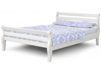 Двуспальная кровать Аврора (белый)