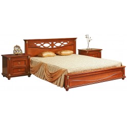 Двуспальная кровать «Валенсия 2М» П254.51 (каштан)