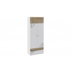 Шкаф для одежды «Оксфорд» (Ривьера/Белый с рисунком) ТД-139.07.22