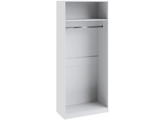Шкаф для одежды с 2-мя зеркальными дверями «Ривьера» (Белый) СМ 241.22.102
