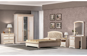 Спальня Парма кремовый белый