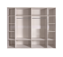 Шестистворчатый шкаф для одежды с зеркалами Богемия Фарфале (Bogemia Farfalle) БМШ1/6 (Fа)