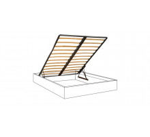 Двуспальная кровать с подъемным механизмом BOGEMIA (синий)