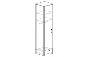 Шкаф пенал Гранж 982