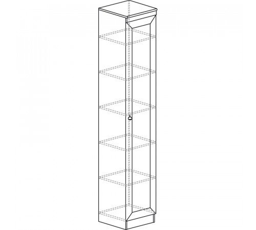 Шкаф для посуды Инна 601 темный