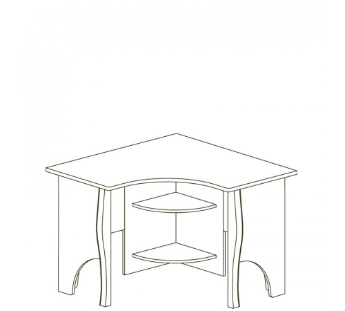 Письменный угловой стол Алиса 558