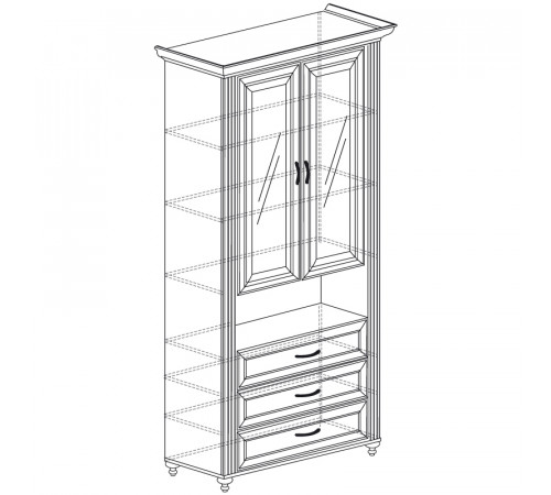 Шкаф комбинированный Ралли 861